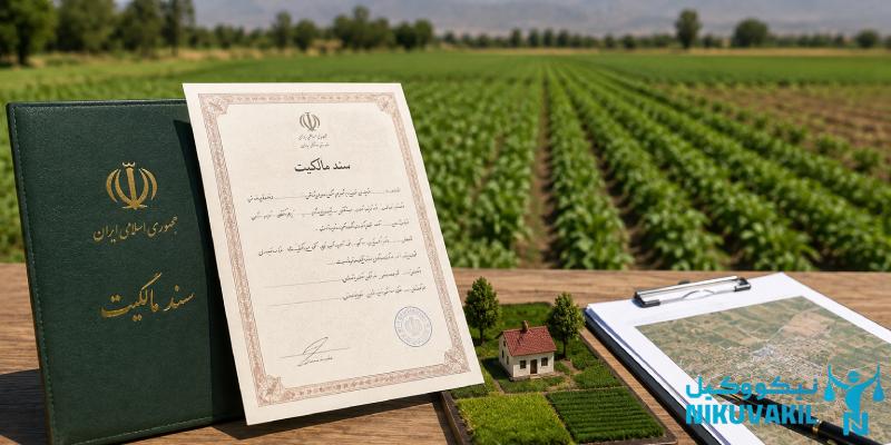 اثبات مالکیت اراضی کشاورزی